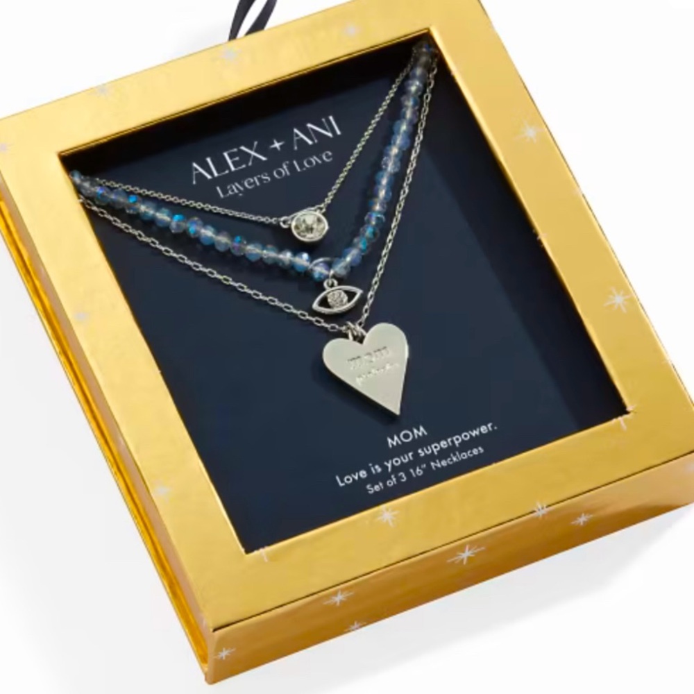 ALEX + ANI Mom Layered Necklace Set